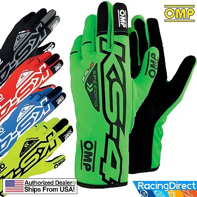 OMP - KS-4 Karting Gloves | Go Kart Racing Gloves | Youth & Adult Sizes • $49.95