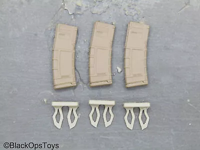 1/6 Scale Toy C.B.R.N. Assault Team - Brown 5.56 Magazines W/Magpuls (x3) • $7.04