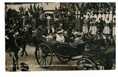 £6 • Buy The King & Queen Leaving The University In Leeds 7 July 1908 4149
