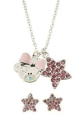 Me To You Tatty Teddy Bear Jewellery Earring Necklace Set Girl Gift Present • £7.99