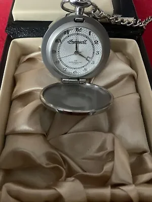 £130 • Buy Ingersoll Diamond Pocket Watch.model 0618. Stainless Steel New