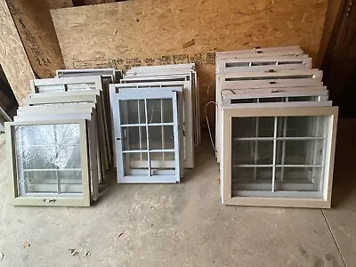 Vintage Window Frame Sash With Grids Variety Of Sizes • $75