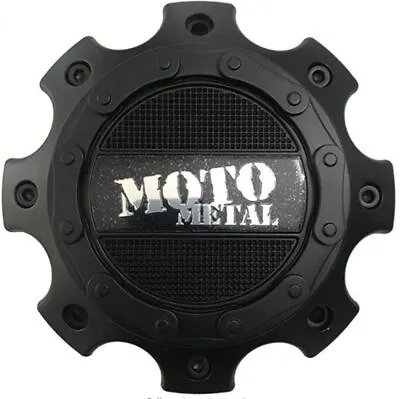 Moto Metal Satin Black 8Lug Center Cap Fits MO971/MO972 Wheels P/N 1079L170MO2SB • $28