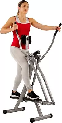 Low Impact Air Walk Cross Trainer Elliptical Machine Glider With LCD Monitor • $99.99