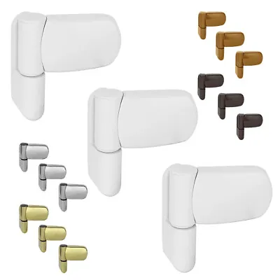 Pack Of 3 UPVC Double Glazing Door Flag Hinge Adjustable Avocet MT3D • £18.99