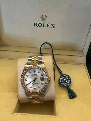 Rolex Datejust 36mm Diamond Bezel • £5500