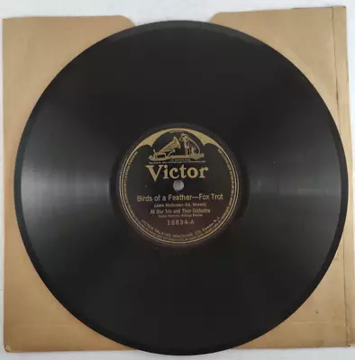 All Star Trio & Their Orchestra Birds Of A Feather/Leave Me With A Smile 1922 • $6.75