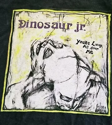 Vintage Y2K Dinosaur Jr You're Living All Over Me Album T Shirt L • $200