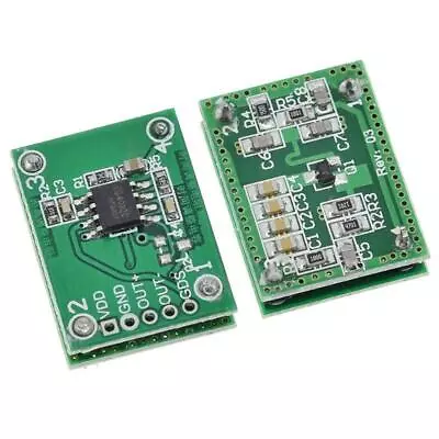 Microwave Sensor Switch Module DC 6-40V Detector Board KIT 8-15M Doppler Radar • $10.99