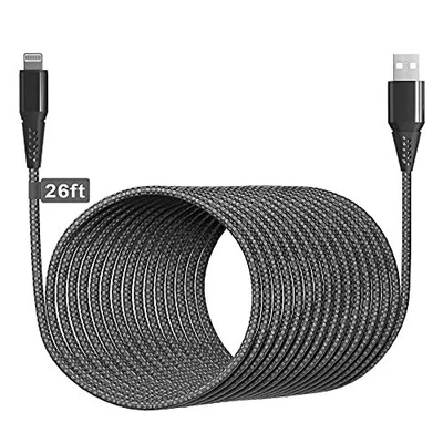 $29.44 • Buy Long IPhone Charger Cord 26FT/8M [Apple MFi Certified] Extra Long IPhone Cable