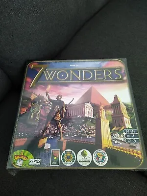 7 Wonders Board Game - Antoine Bauza - Repos Production - Brand NEW SEALED • £17.50