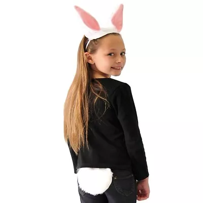 Charlie Crow Kids Rabbit Ears And Tail Set Fancy Dress Costume • £4