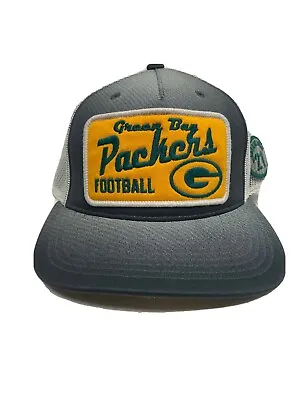 Green Bay Packers Authentic Team NFL Reebok Foam Snapback Hat W/Original Sticker • $49.99