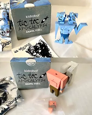 TIC TOC APOCALYPSE Ice God + Centaur Kidrobot X Amanda Visell  3  Vinyl Figures • $55.99