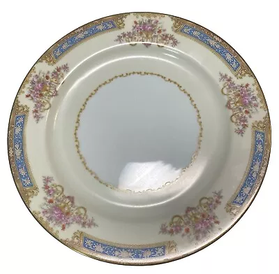 Bluelace By Noritake Porcelain 10  Dinner Plate Made In Occupied Japan 1948-1952 • $17.99