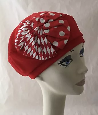 NWT! IMAGA Designer BERET Hat RED With Trim • $24.95