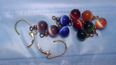 Earrings 5 Pairs Interchangeable Unworn Condition QVC Secure Hinged Attachment • £6.61