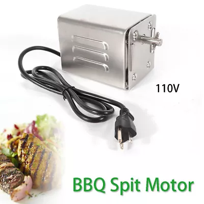 Stainless Steel 40KG Goat Pig Chicken BBQ Spit Rotisserie Roaster Electric Motor • $56.05