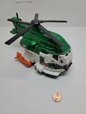 Matchbox Cloud Chopper On A Mission By Mattel Die Cast Vehicle Green Bin A3 • $11.44