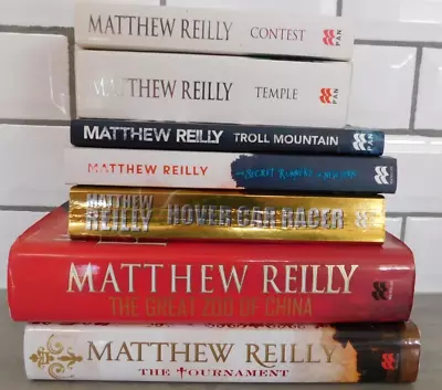 Matthew Reilly -x 7 - Standalone Novels - Contest / Temple / Hover Car Racer ++ • $69.99