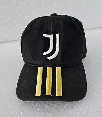 Juventus Italy Adidas Soccer Calcio Embroidered Logo Hat Cap Three Stripes • $18.50