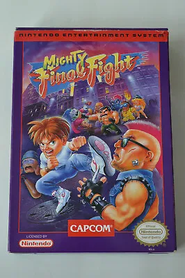 NES Nintendo MIGHTY FINAL FIGHT Complete In Box Manual Inserts CIB • $1235.87