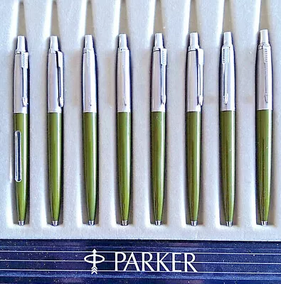 Vintage Parker Jotter OLIVE   Brass Threads  |  (1) Pen  |    Pick-A-Pen • $27.88