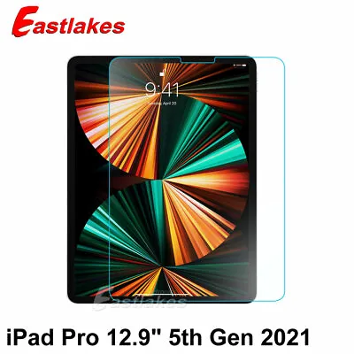 $14.95 • Buy For Apple IPad Pro 11  12.9  2021 10.5  9.7  Tempered Glass Screen Protector
