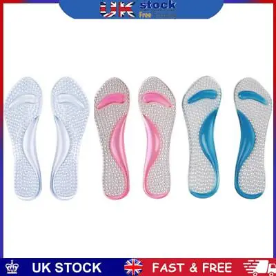 Gel Pads Arch Metatarsal Support Massage Insoles For High-Heels Sandal Shoe • £5.59