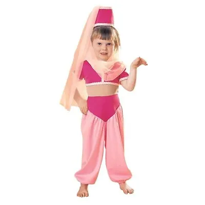 Jeannie I Dream Of Jeannie Genie Pink Fancy Dress Halloween Baby Child Costume • $29.77