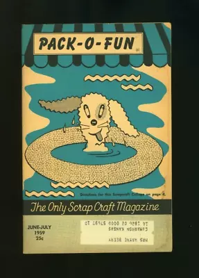 Pack-O-Fun Scrap-Craft Vintage June-July 1959 Magazine • $7.49