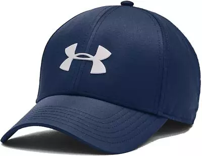 New Under Armour Storm Blitzing Mens Water Repellent Baseball Cap Navy Blue • £15.99