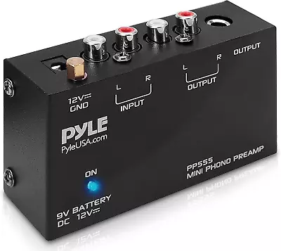 Phono Turntable Preamp - Mini Electronic Audio Stereo Phonograph Preamplifier Wi • $34.24