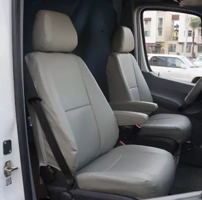 For Dodge Sprinter Van Iggee S.leather Custom Fit 2 Front Seat & 2 Arm Covers • $199