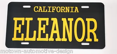 Eleanor Mustang License Plate Shelby Gt 500 Fastback Gone In 60 Seconds • $18.95