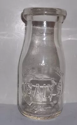 Isaly's Pittsburgh PA. Embossed Half Pint Milk Bottle Allegheny County • $9.99