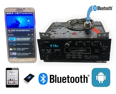 ✅85 86 Ford F Series Bronco Mustang AMFM Cassette Electronic Bluetooth Oem Radio • $897