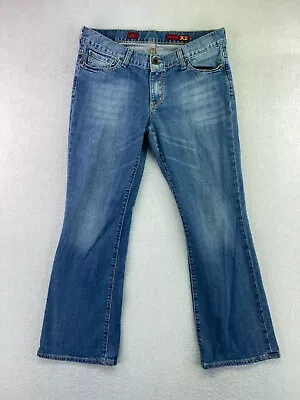 X2 Denim Laboratory Womens Size 10s Medium Wash Mid Rise Bootcut Denim Jeans • $13.27