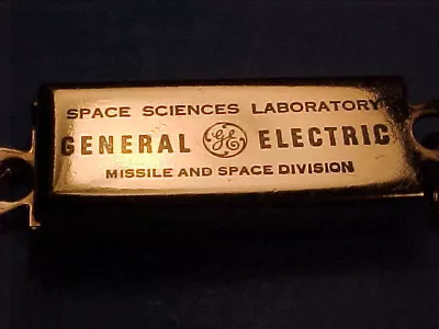 Vintage 1960s GE General Electric Missile & Space Division Key-chain Science Lab • $25