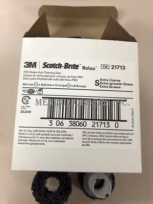 3M 21713 Scotch-Brite Roloc Brake Hub Cleaning Disc  Extra Coarse  07546 7546 • $34.95