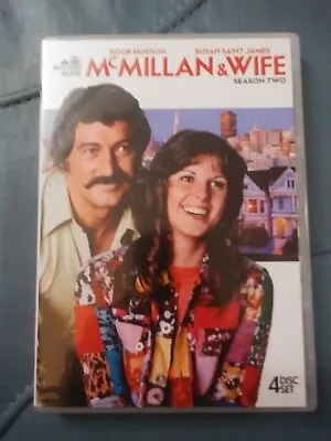 McMillan & Wife: Season Two (DVD 1972) - ROCK HUDSON / SUSAN SAINT JAMES • $9.55