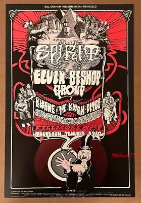 Fillmore Bg 265 Poster Spirit Elvin Bishop Kwane Kwanditos Norman Orr EXCELLENT • $89.99