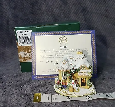 Lilliput Lane WINTER WARMER 2001 Snow Place Christmas Collection Brand New #Rare • £35