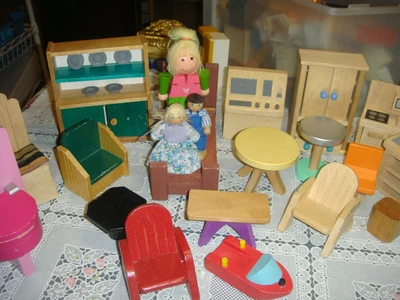 $12.99 • Buy Misc. Brands Ryans Room, Plan, Tikes, Chunky Wood Furniture & Family...12.99
