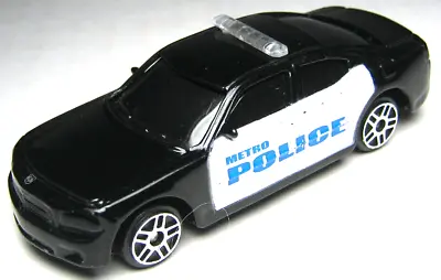 Maisto 2006 Dodge Charger Black & White 1:64 Diecast 3  Metro Police Car • $10.99