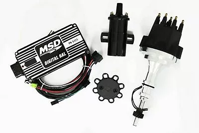 MSD Ignition 6AL Box W/ TSP Pro Billet Distributor Ford 351W • $571.99