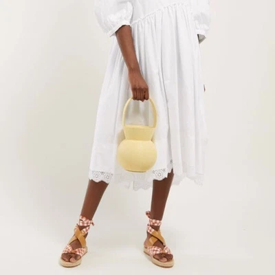 $220 • Buy Staud Butter Yellow Keaton Bag