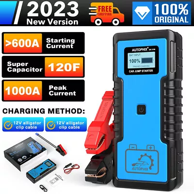 AUTOPHIX Jump Starter Portable Car Battery Pack Battery Charger Booster Jumper • $144.99