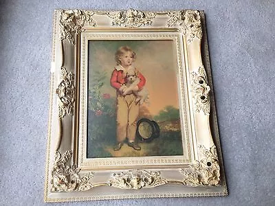 Vintage Print Framed  MASTER SIMPSON  By Arthur William Devis Boy With Dog • $150