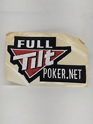 Full Tilt Poker Embroidered Patches Glue On Or Sew On  NOS • $4.99